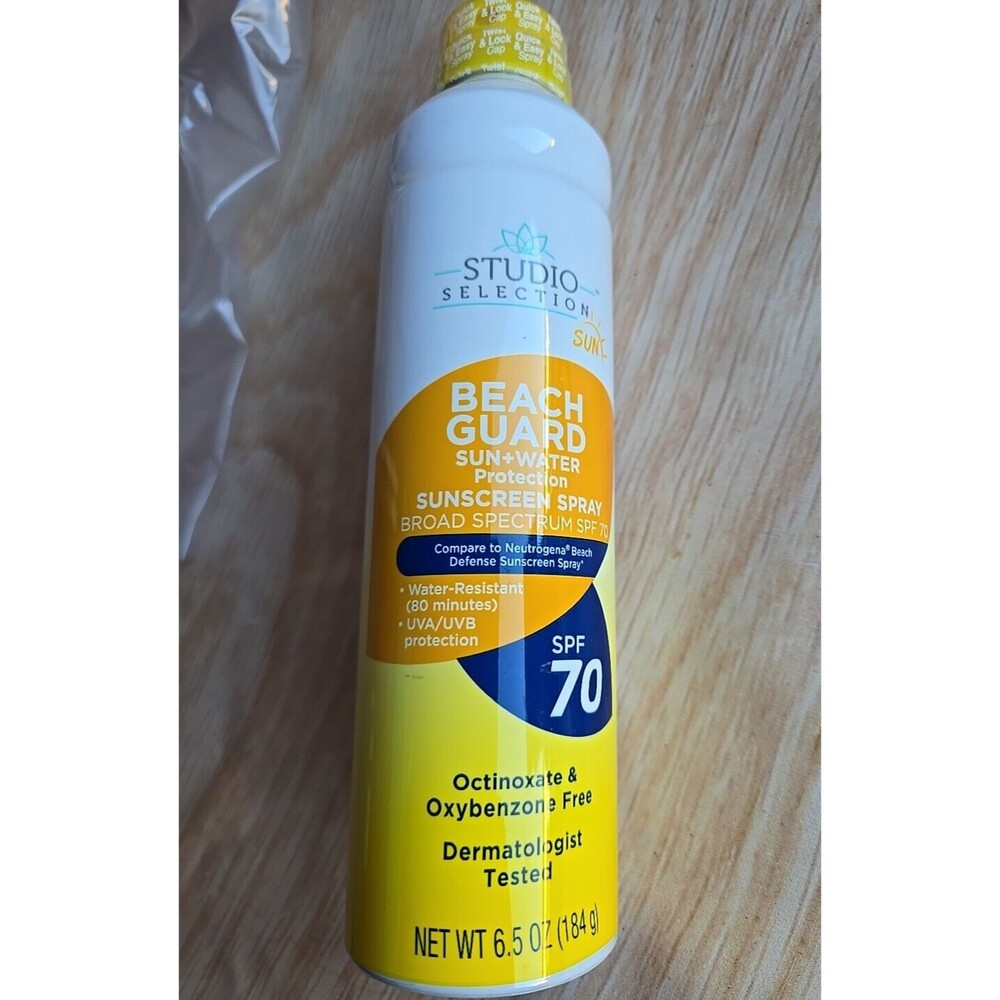 4x Studio Selection SPF 70 Beach Guard Sun + Water Protection 6.5 Oz.
